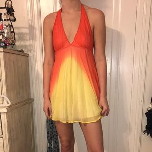 Alice + Olivia halter neck sundress